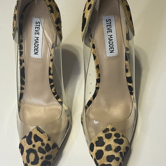 Steve Madden Malibu-L Pump Leopard Size 8 - Picture 1 of 5